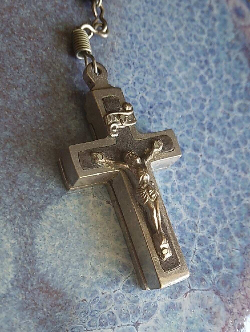 Antique Reliquary Rosary Crucifix St Dominic Tree Wood Relic Lignum Arboris Roma - Picture 2 of 12
